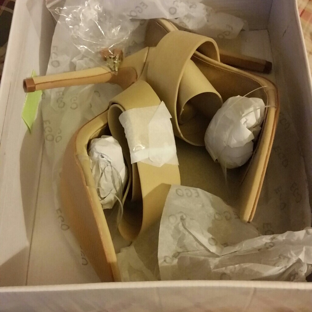 Ego strap high heels
